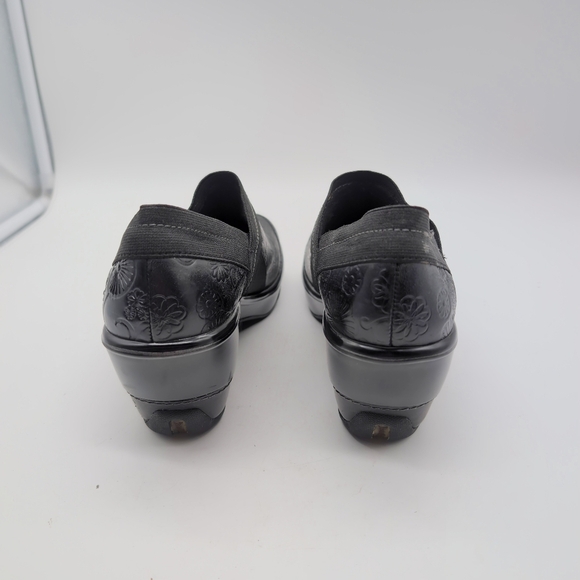 Jambu Clogs Tooled Leather Elegant Black Women's Shoes sz 7 - Picture 6 of 10